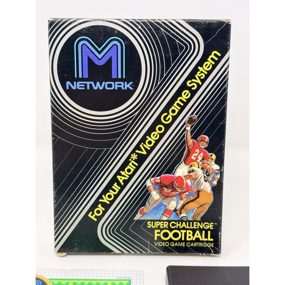 Super Challenge Football Atari 2600 Complete CIB Tested - Picture 3 of 8